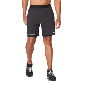 2XU MR6536B Aero 2-in-1 7" Shorts