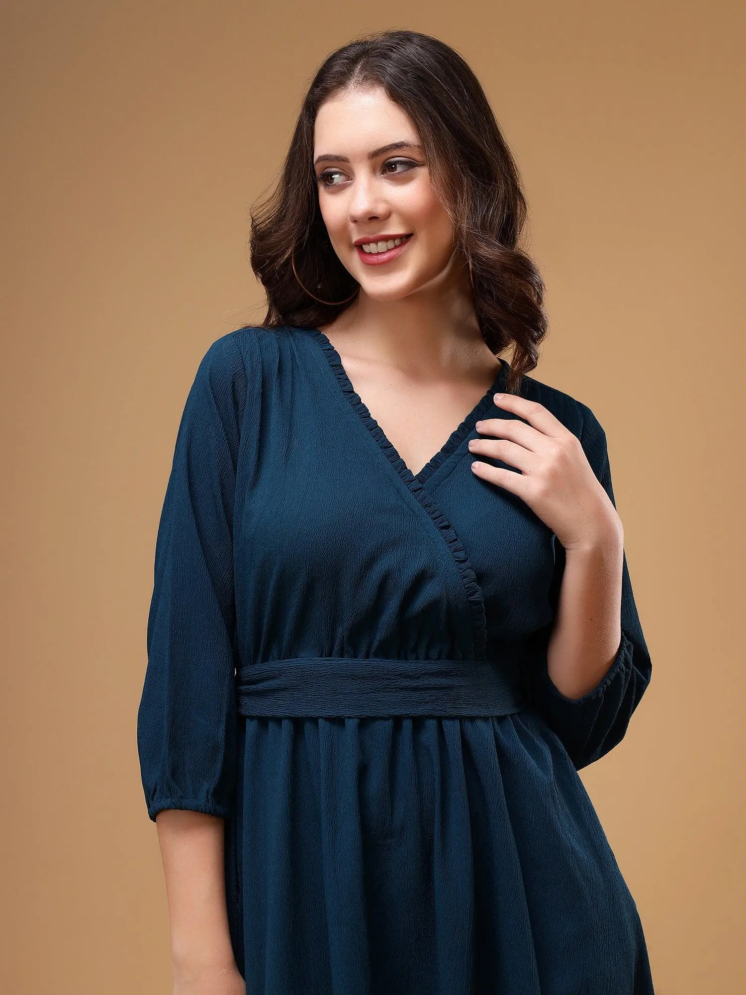 Ayesha Blue Midi Dress