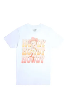 Betty Boop Howdy Graphic Relaxed Tee