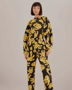 Black Bossa Banana Jumpsuit