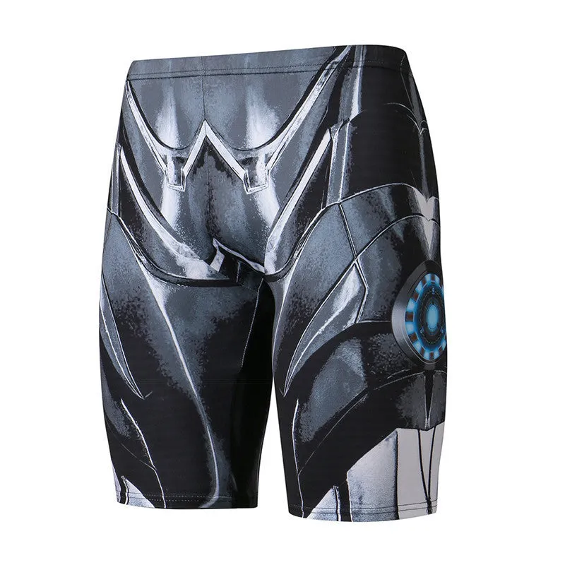 IRON MAN Compression Shorts for Men