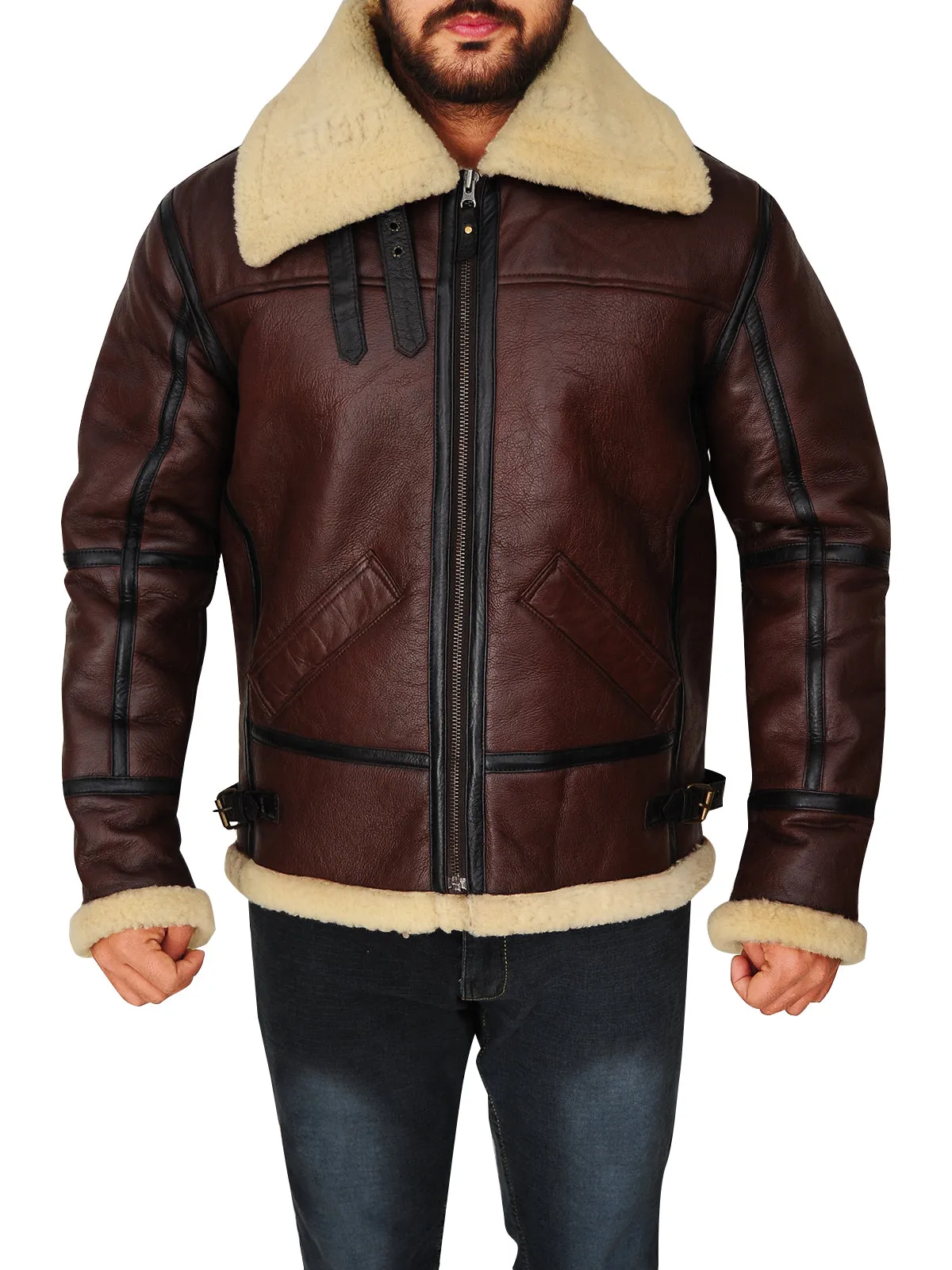 Men's Shearling B3 Bomber Jacket