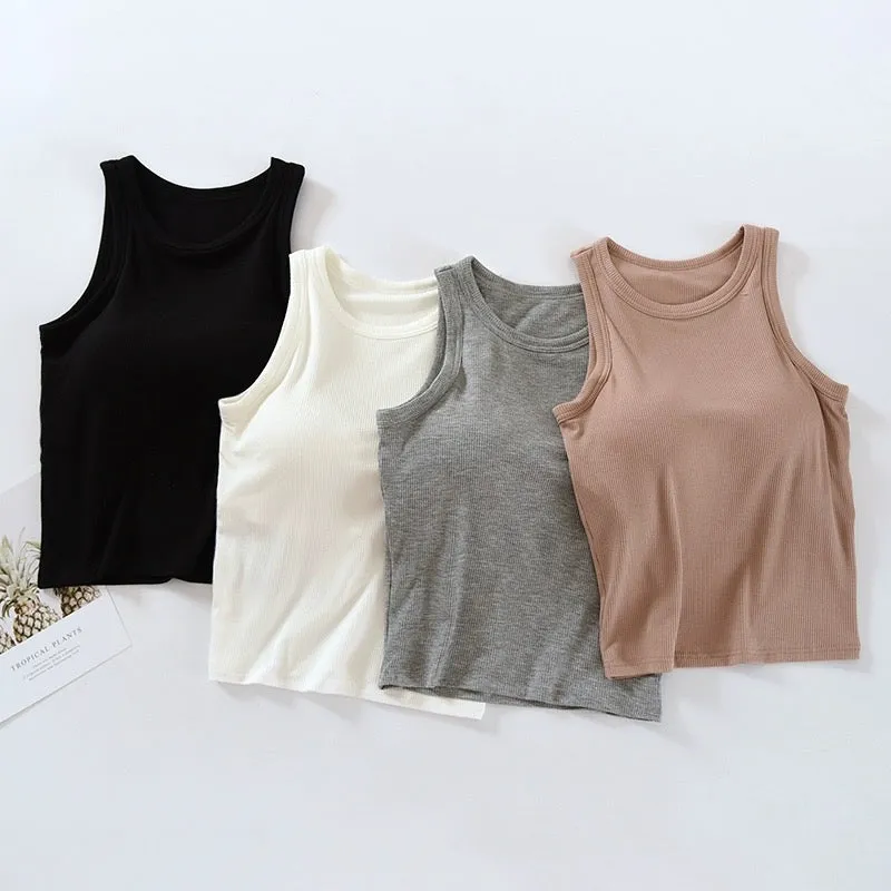 Rosalie Tank Tops with Inbuilt Bra