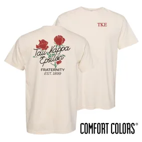 TKE Comfort Colors Rosebud Ivory Short Sleeve Tee